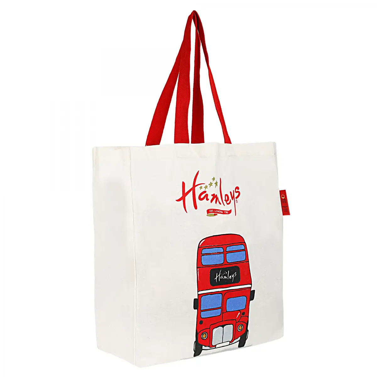 Hamleys Bus Shopping Bag Medium, White