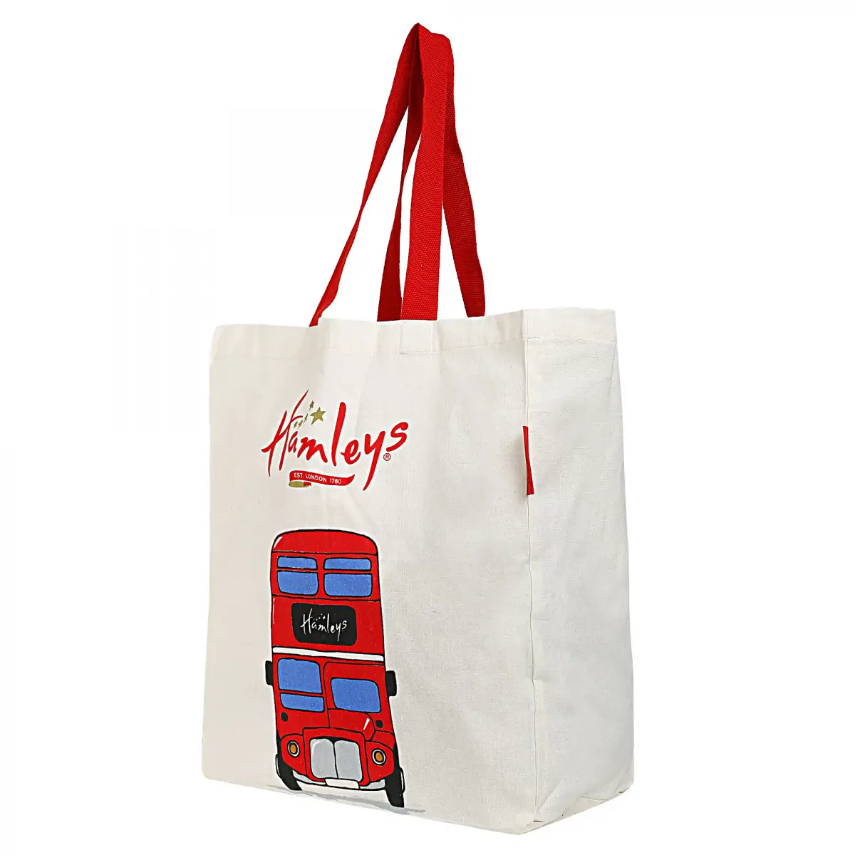 Hamleys Bus Shopping Bag Medium, White