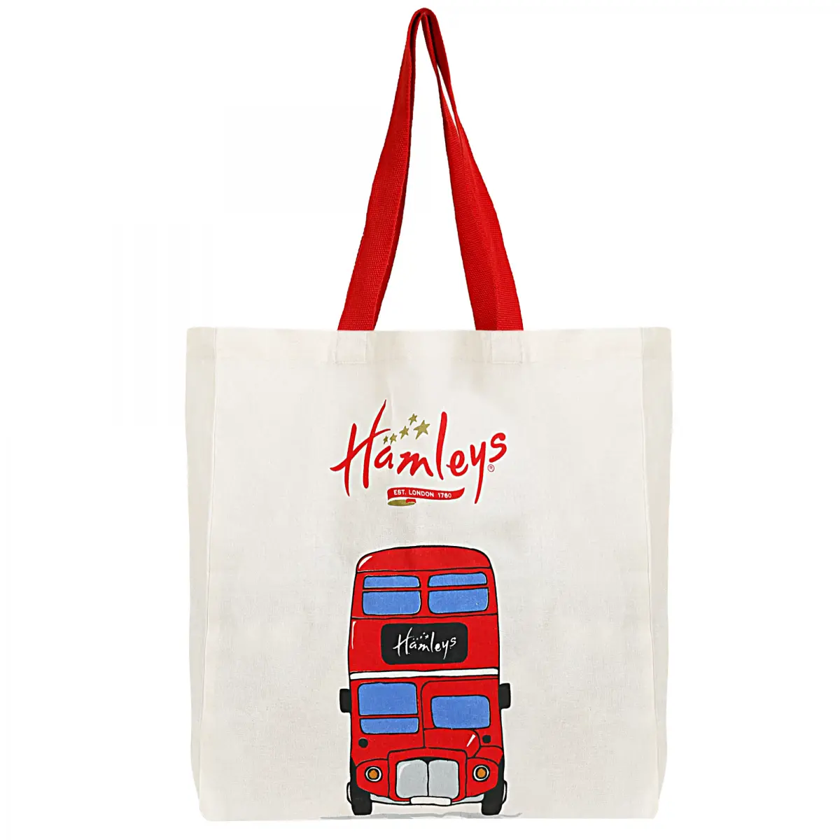 Hamleys Bus Shopping Bag Medium, White