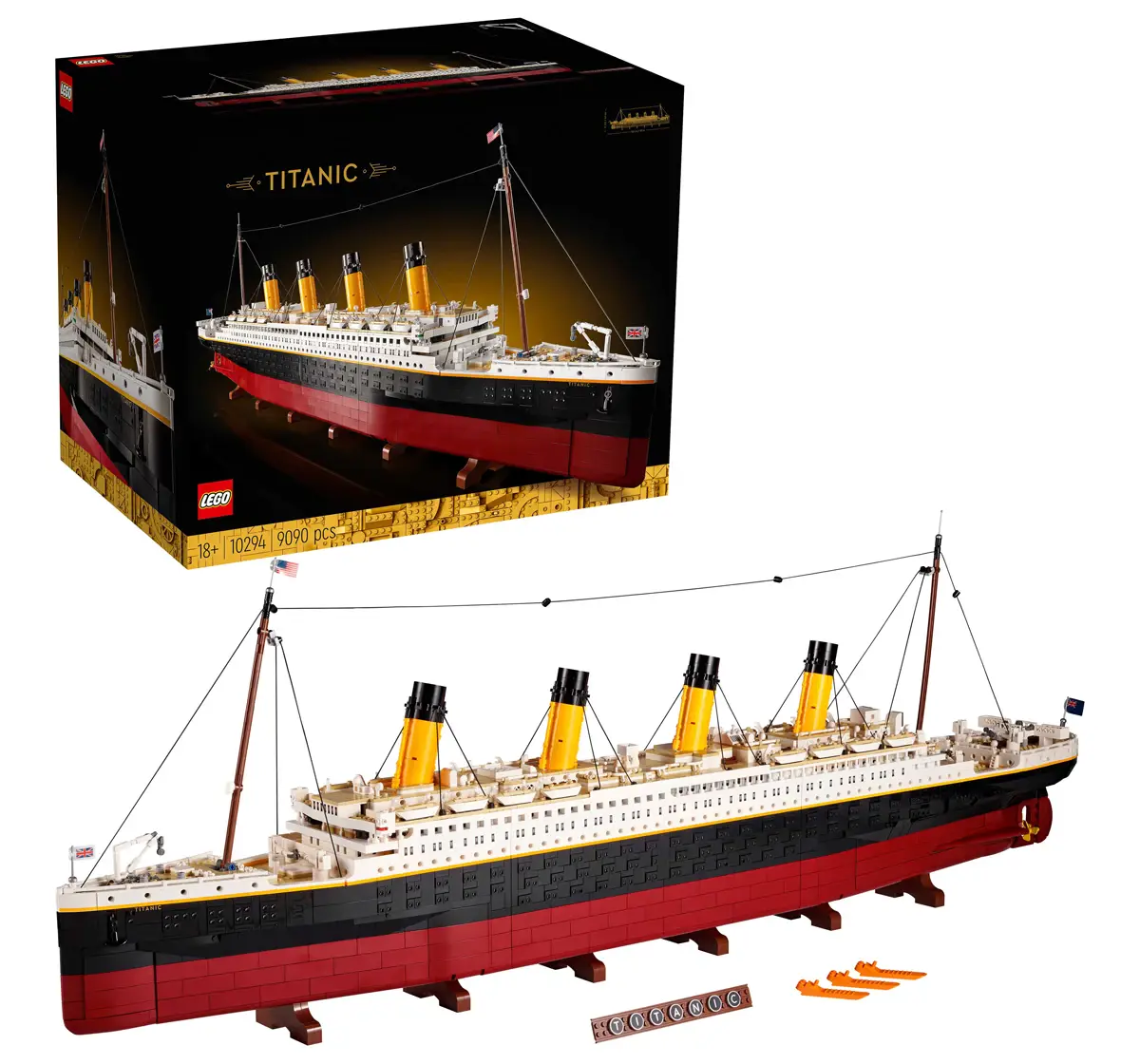 LEGO Titanic Block Building Kit, Multicolour, 18Y+