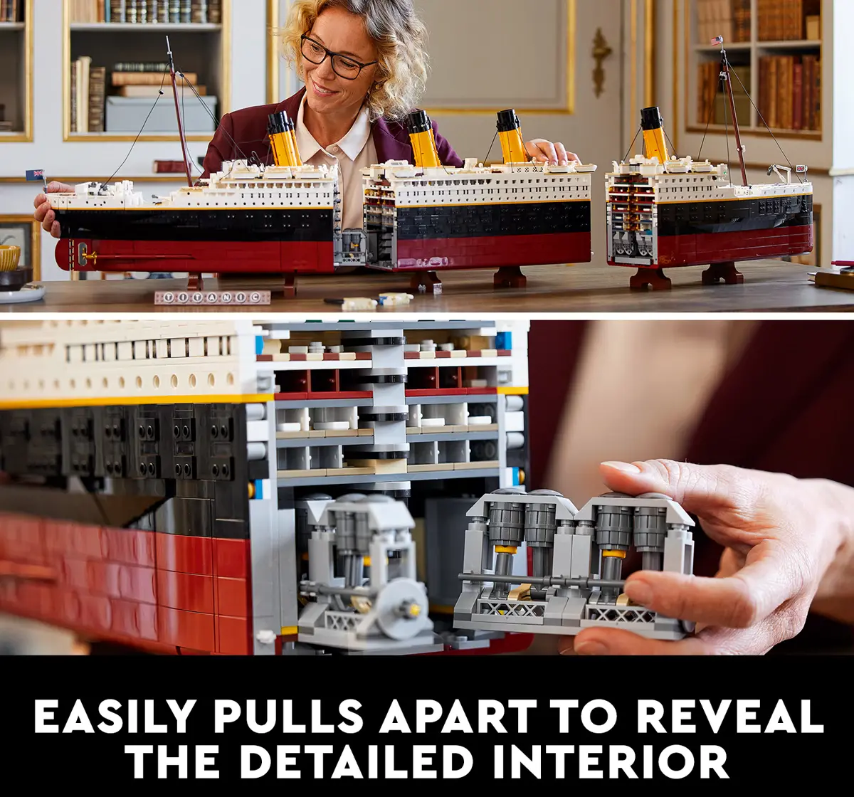 LEGO Titanic Block Building Kit, Multicolour, 18Y+