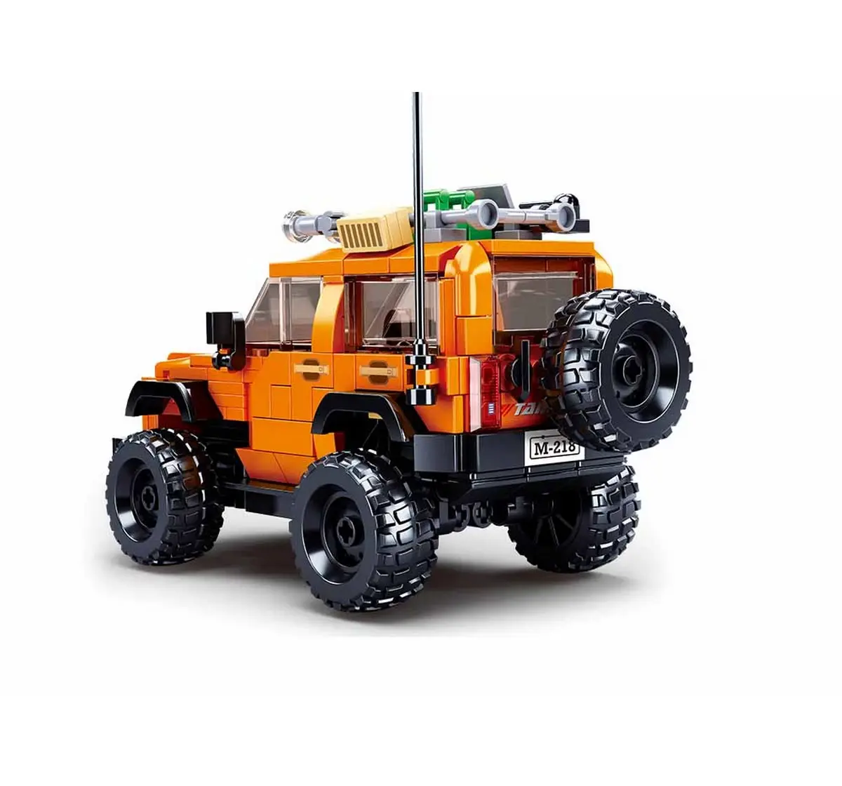 Playzu Building Block Toy Suv 300 Orange 6 Years+