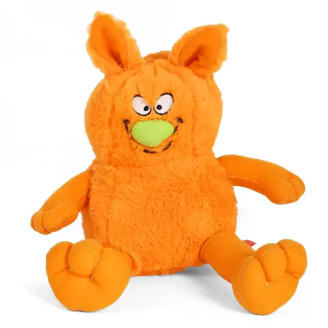 Hamleys Pap Ziggles Soft Toys for Kids, 3Y+, Orange