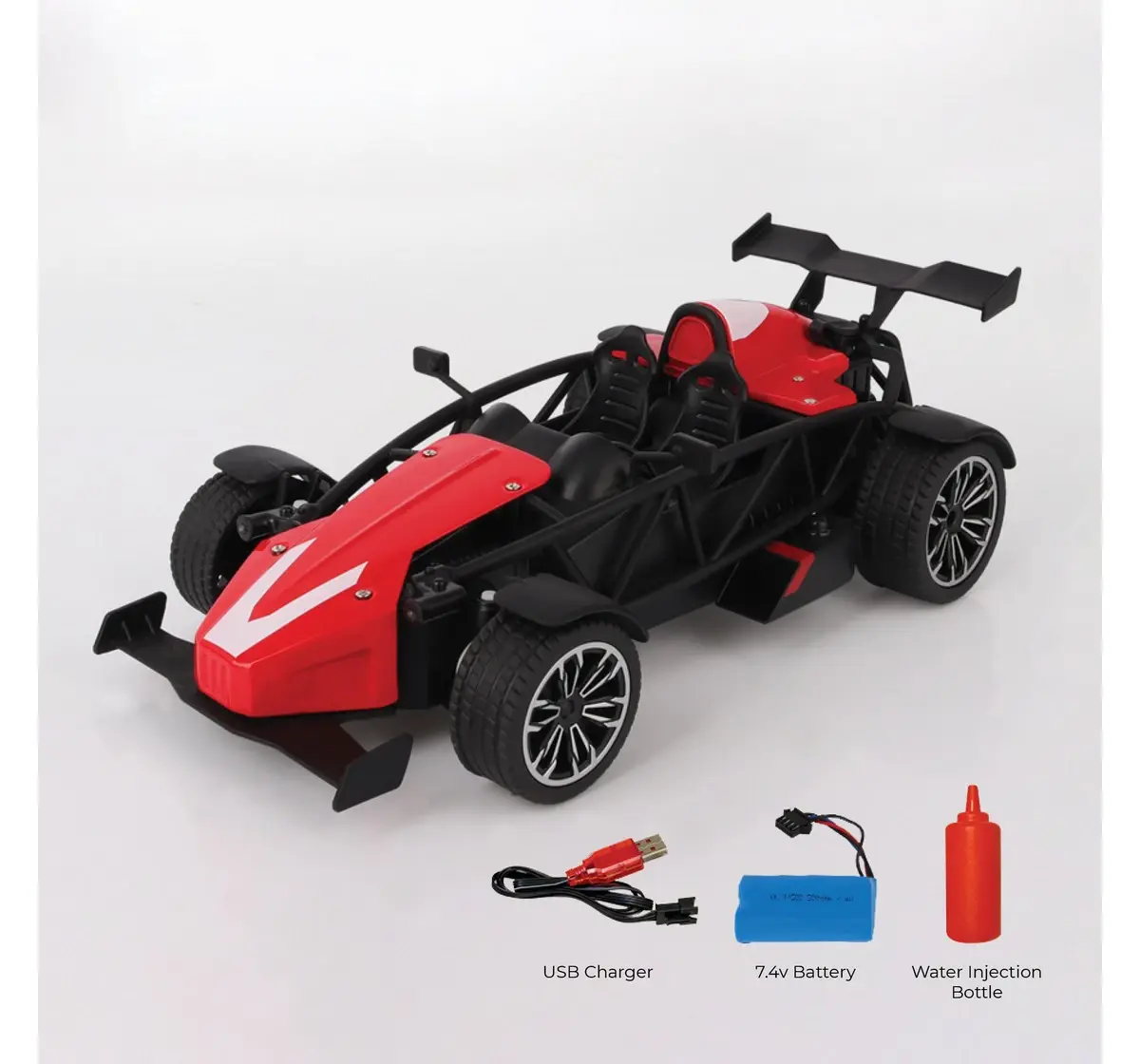 Playzu R/C Car Die-Cast Spray R/C F1 - R Red 6 Years+