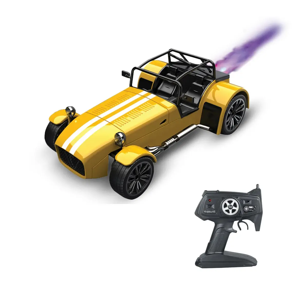 Playzu R/C Car Die-Cast Spray R/C Classic - Y Yellow 6 Years+