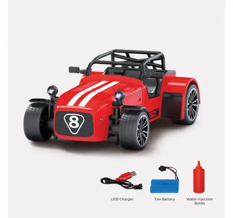 Playzu R/C Car Die-Cast Spray R/C Classic - R Red 6 Years+