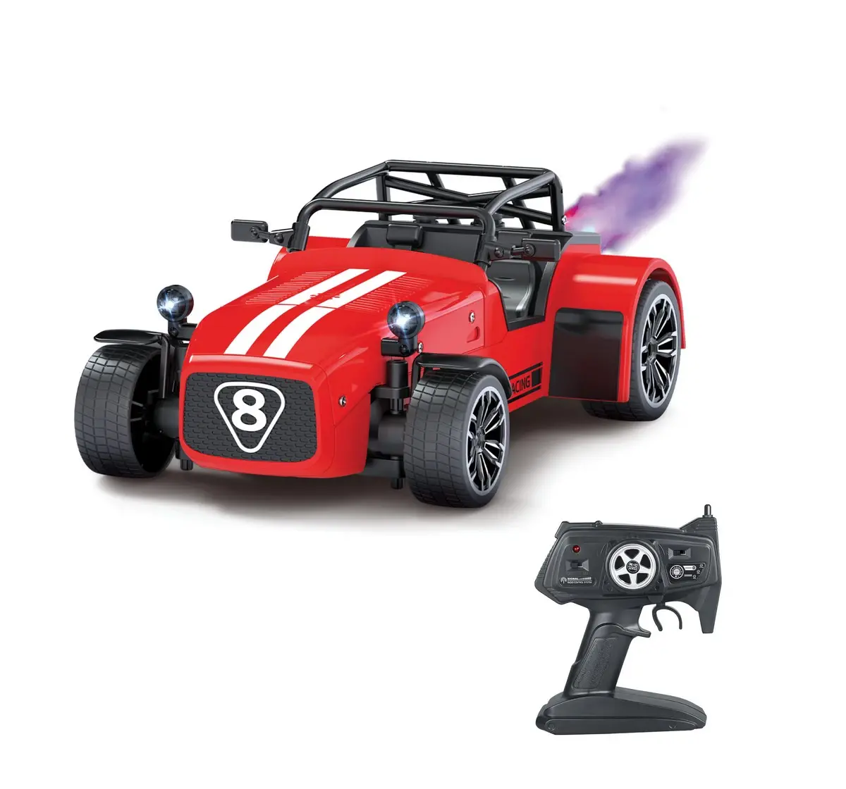 Playzu R/C Car Die-Cast Spray R/C Classic - R Red 6 Years+