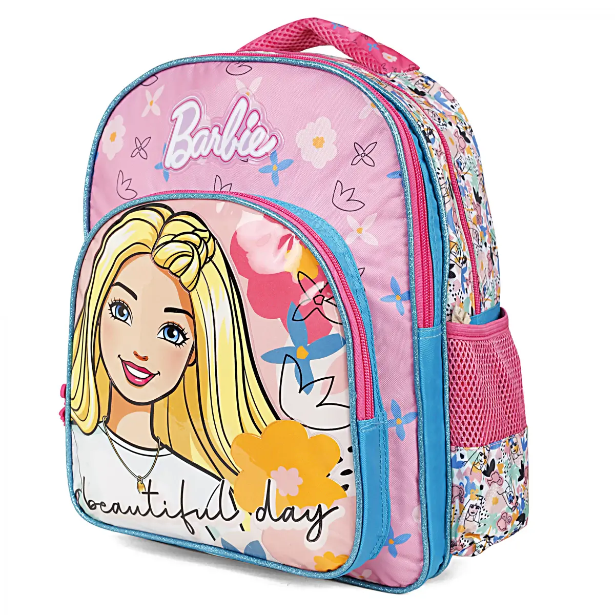 Striders Barbie School Bags, Cartoon Character Backpack best, Kids for 5Y+, Pink