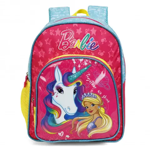 Barbie Beautiful Unicorn School Bag Pack, Pink, 16Inches, 12Y+