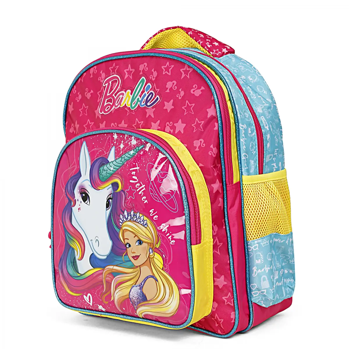 Barbie Unicorn Bag Pack, 14Inches, Multicolour