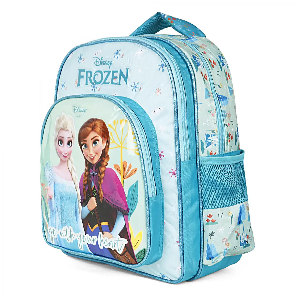 Disney Frozen Heart Bag Pack, 14inch, Multicolour