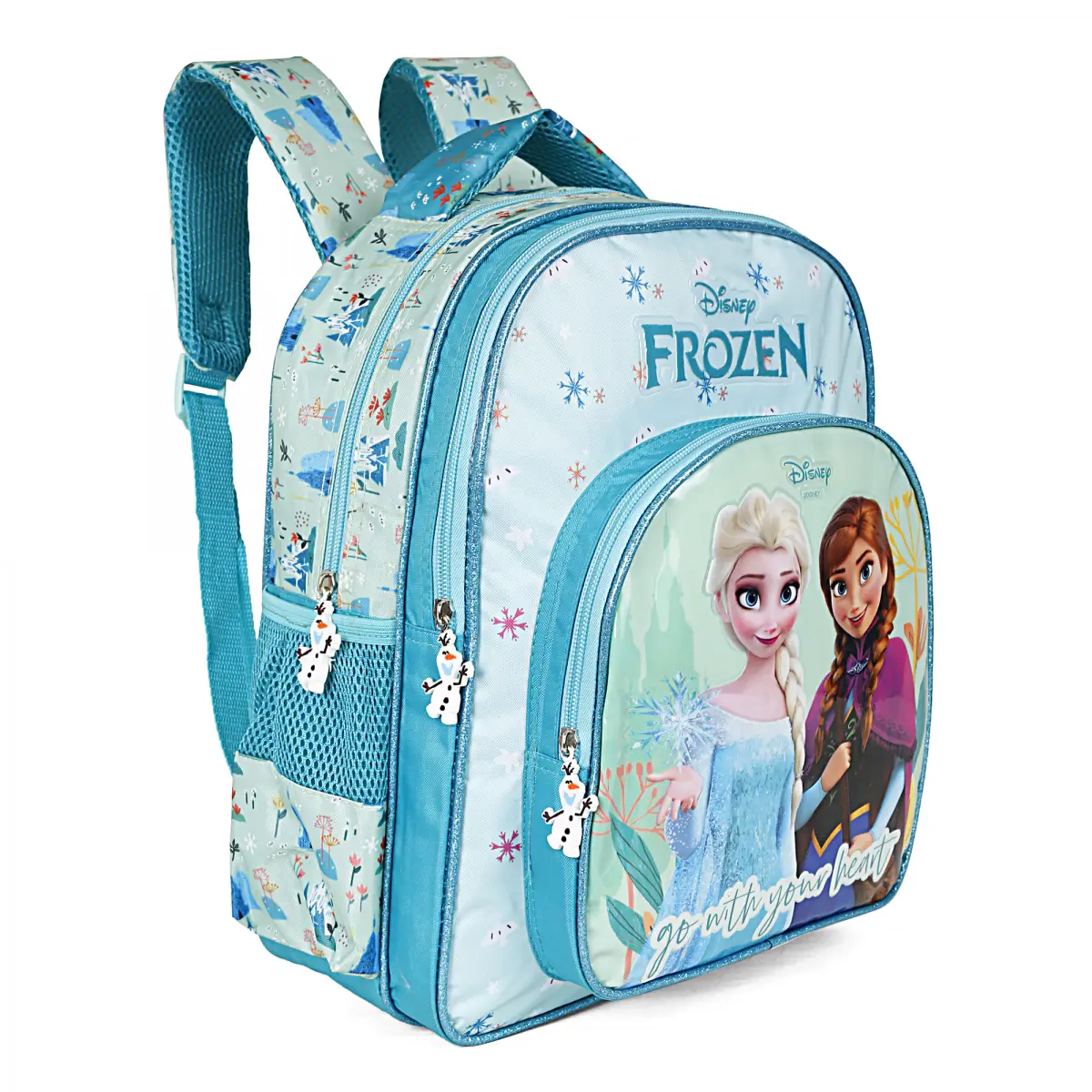 Disney Frozen Heart Bag Pack, 14inch, Multicolour