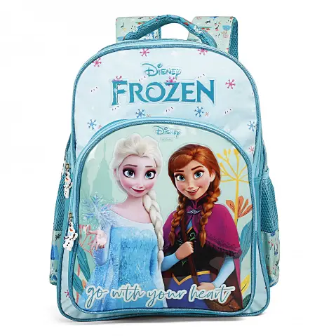 Disney Frozen Heart Bag Pack, 16Inches, Multicolour