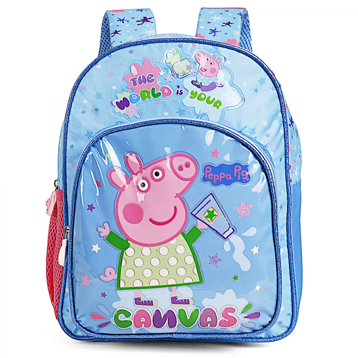 Nick Jr's Peppa Pig Peppa Pals Purple Colored Full Size Rolling Backpack  (16in) - Walmart.com