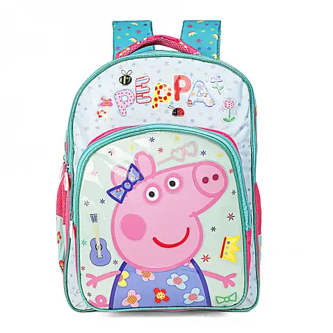 Peppa Pig Floral Bag Pack, 16 inch, Muticolour