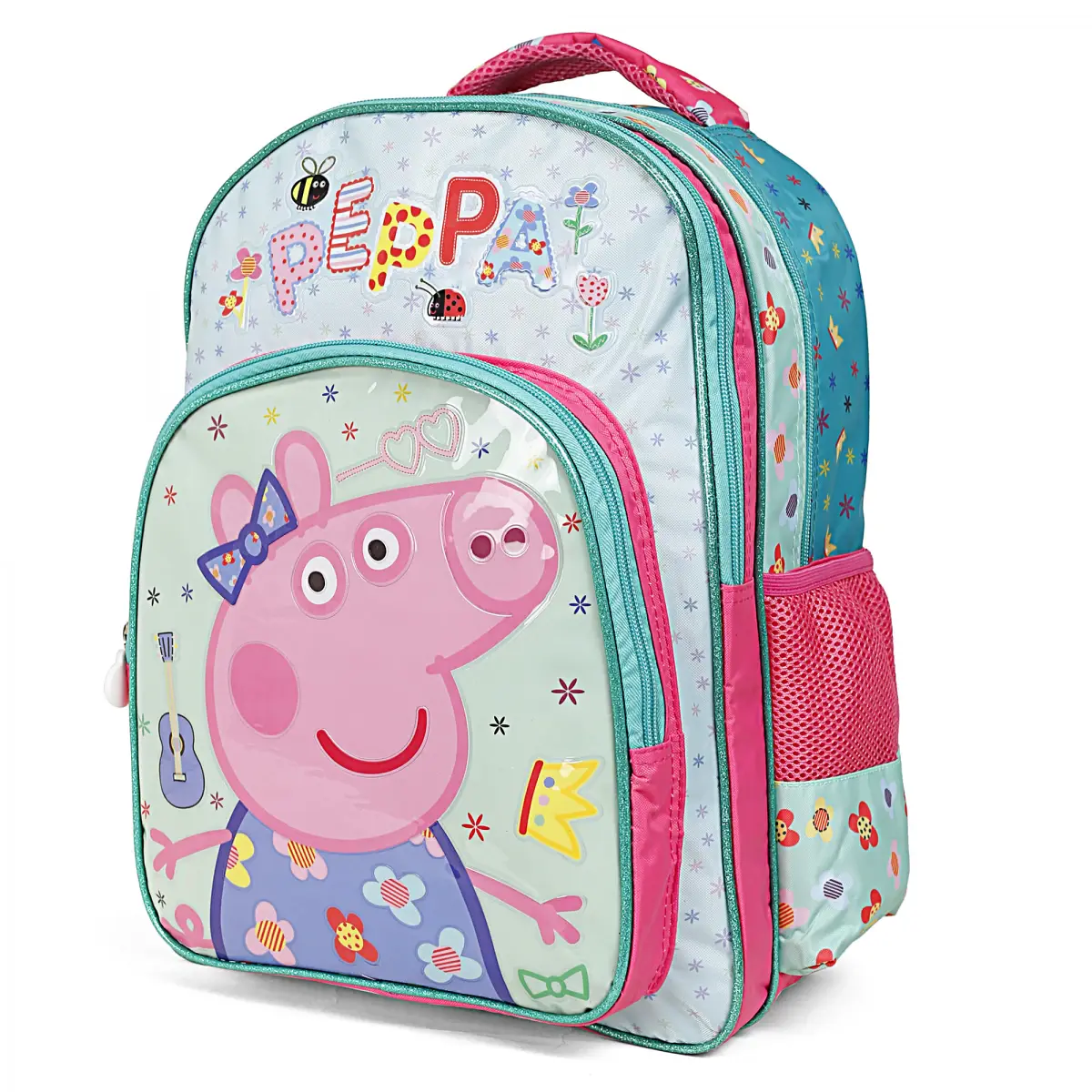 Peppa Pig Floral Bag Pack, 16 inch, Muticolour