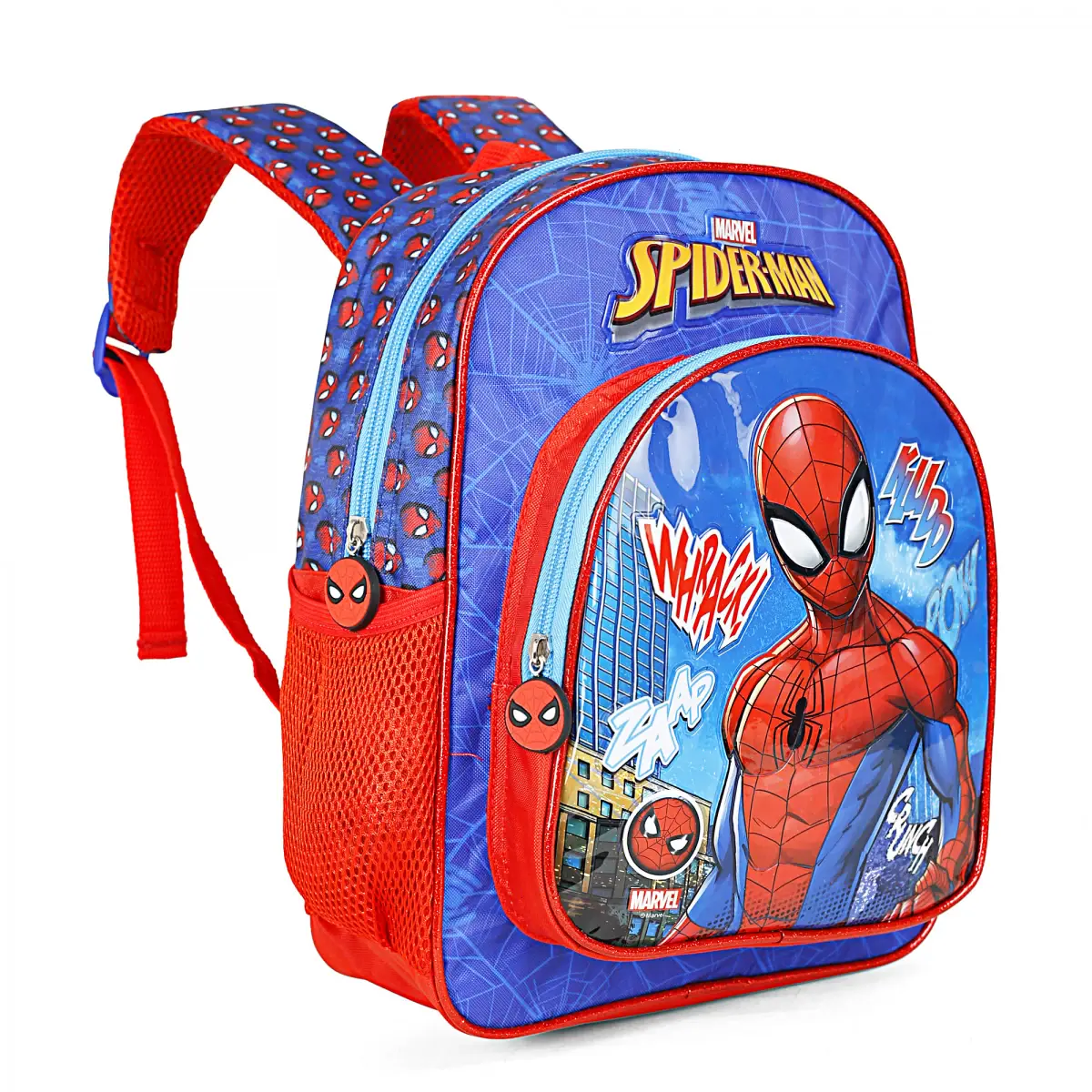 Striders Marvel Spider-Man Zaap School Bags, Cartoon Character Backpack best, Kids for 5Y+, Blue