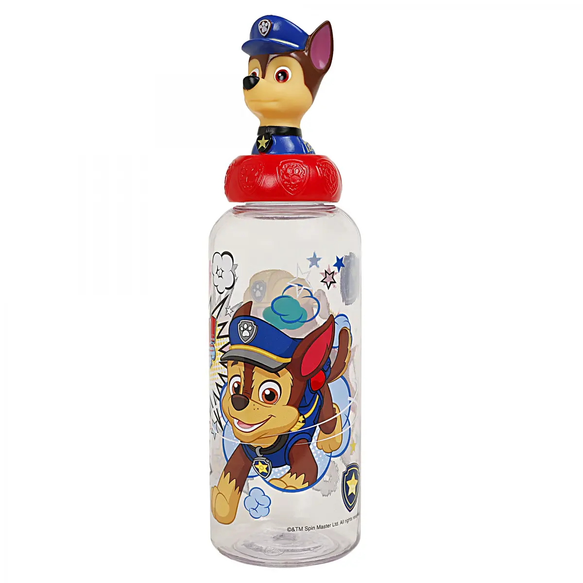 Paw Patrol Stor 3D Figurine Water Bottle, 560ml, Multicolour