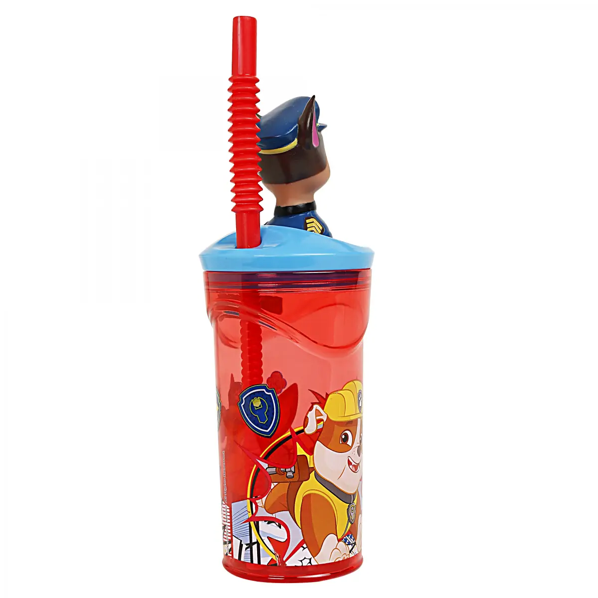 Paw Patrol Paw Stor 3D Figurine Water Tumbler, 360ml, Multicolour