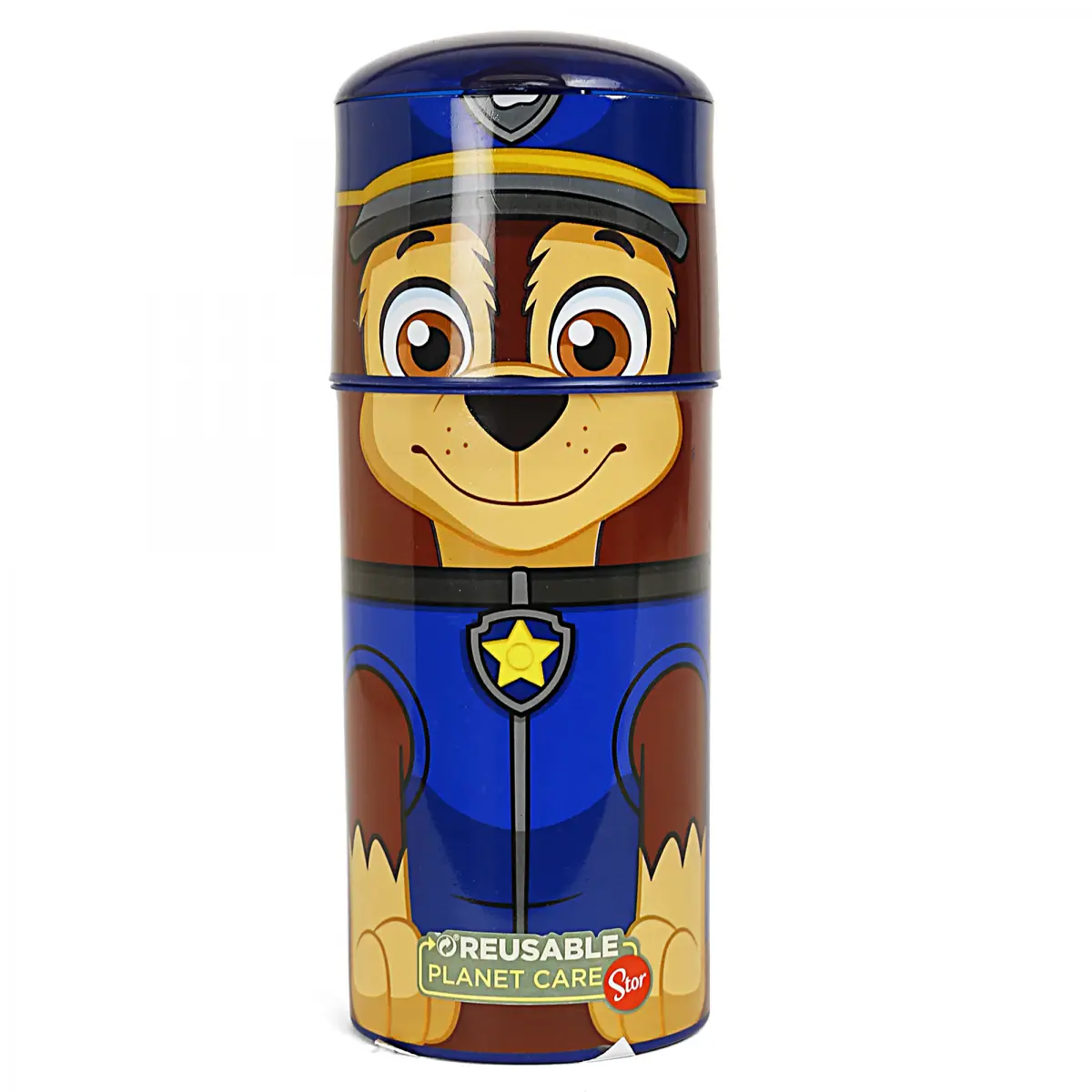 Paw Patrol Chase Stor Character Sipper Bottle, 350ml, Multicolour