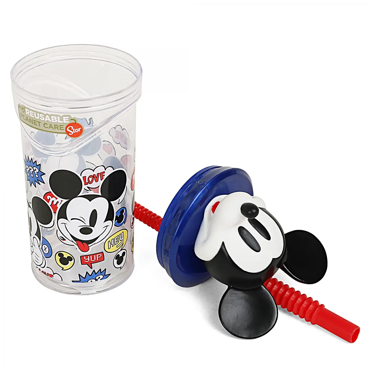 Disney Mickey Stor 3D Figurine Water Tumbler, 360ml, Multicolour