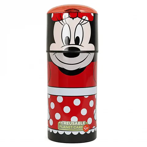 Disney Minnie Stor Character Sipper Bottle, 350ml, Multicolour