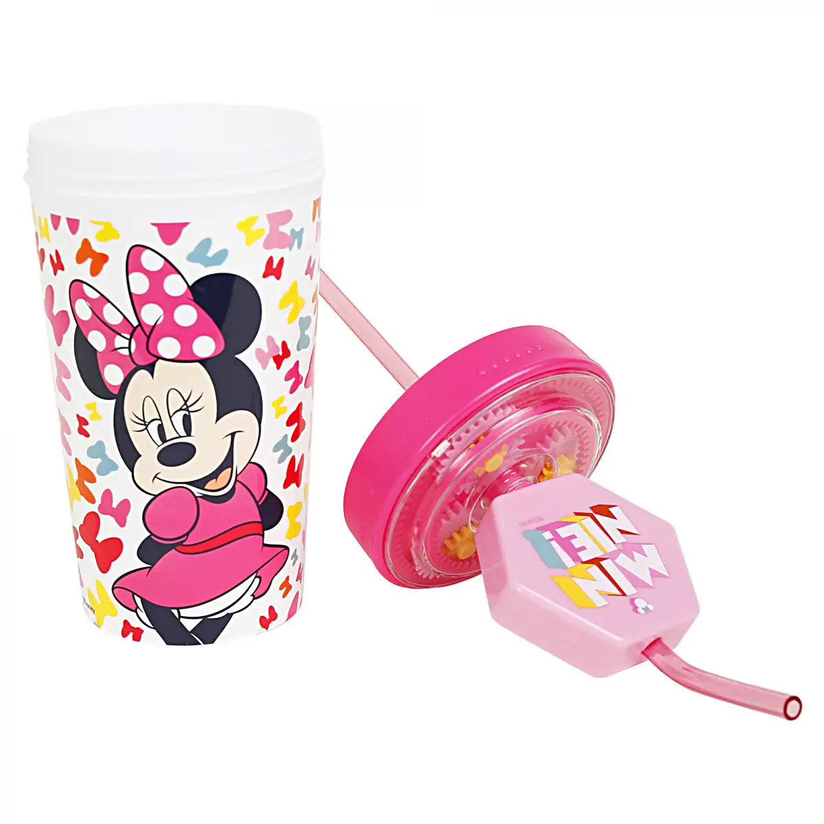 Disney Minnie Gear Water Tumbler, 390ml, Multicolour