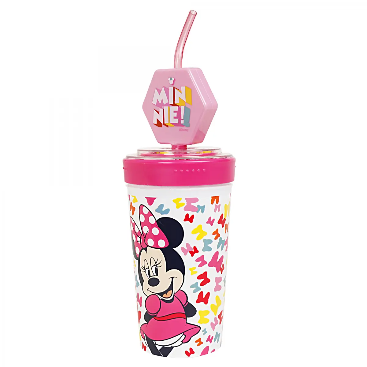 Disney Minnie Gear Water Tumbler, 390ml, Multicolour