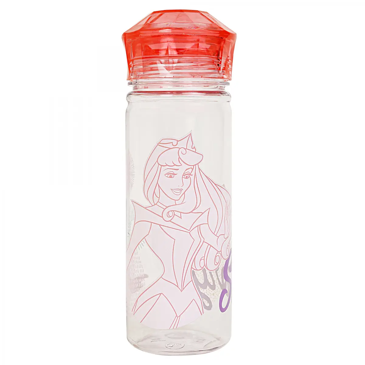 Disney Princess Stor Diamond Water Bottle, 560ml, Pink