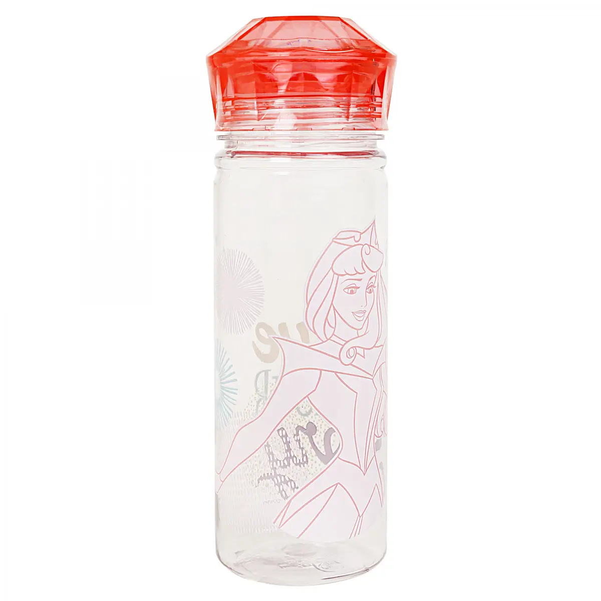 Disney Princess Stor Diamond Water Bottle, 560ml, Pink
