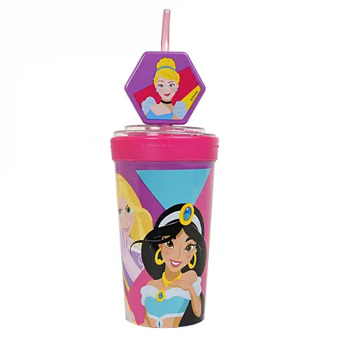 Disney Princess Water Tumbler, 390ml, Multicolour