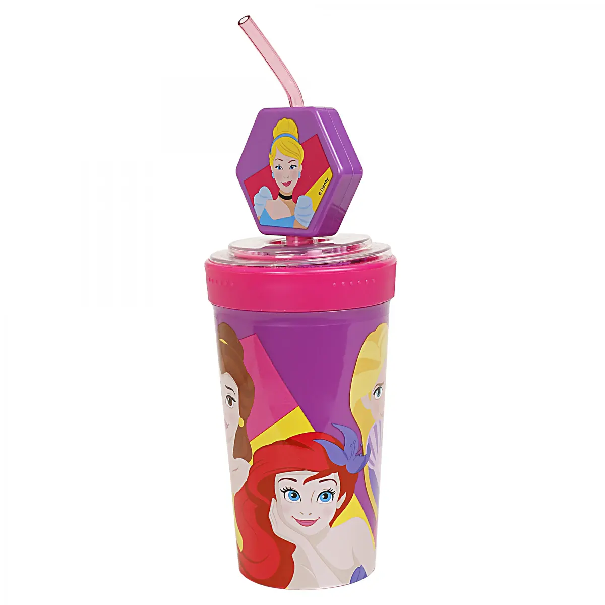 Disney Princess Water Tumbler, 390ml, Multicolour