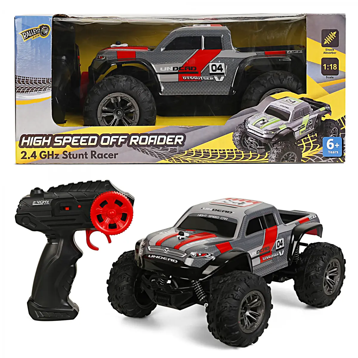 Ralleyz High Speed Off Roader Stunt Racer RC Rock Crawler Vehicle Scale ...