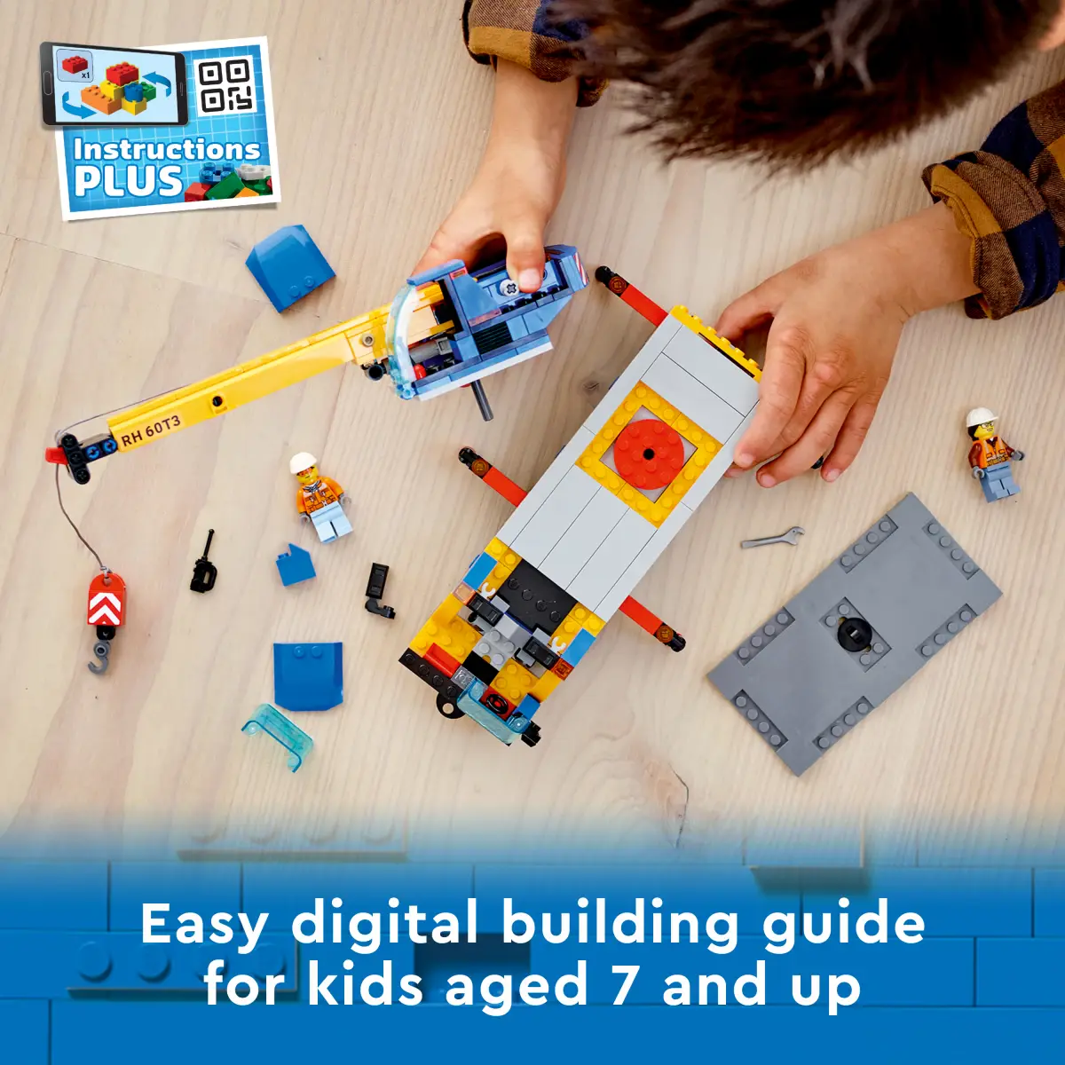 Lego City Mobile Crane 60324 Building Kit (340 Pieces)