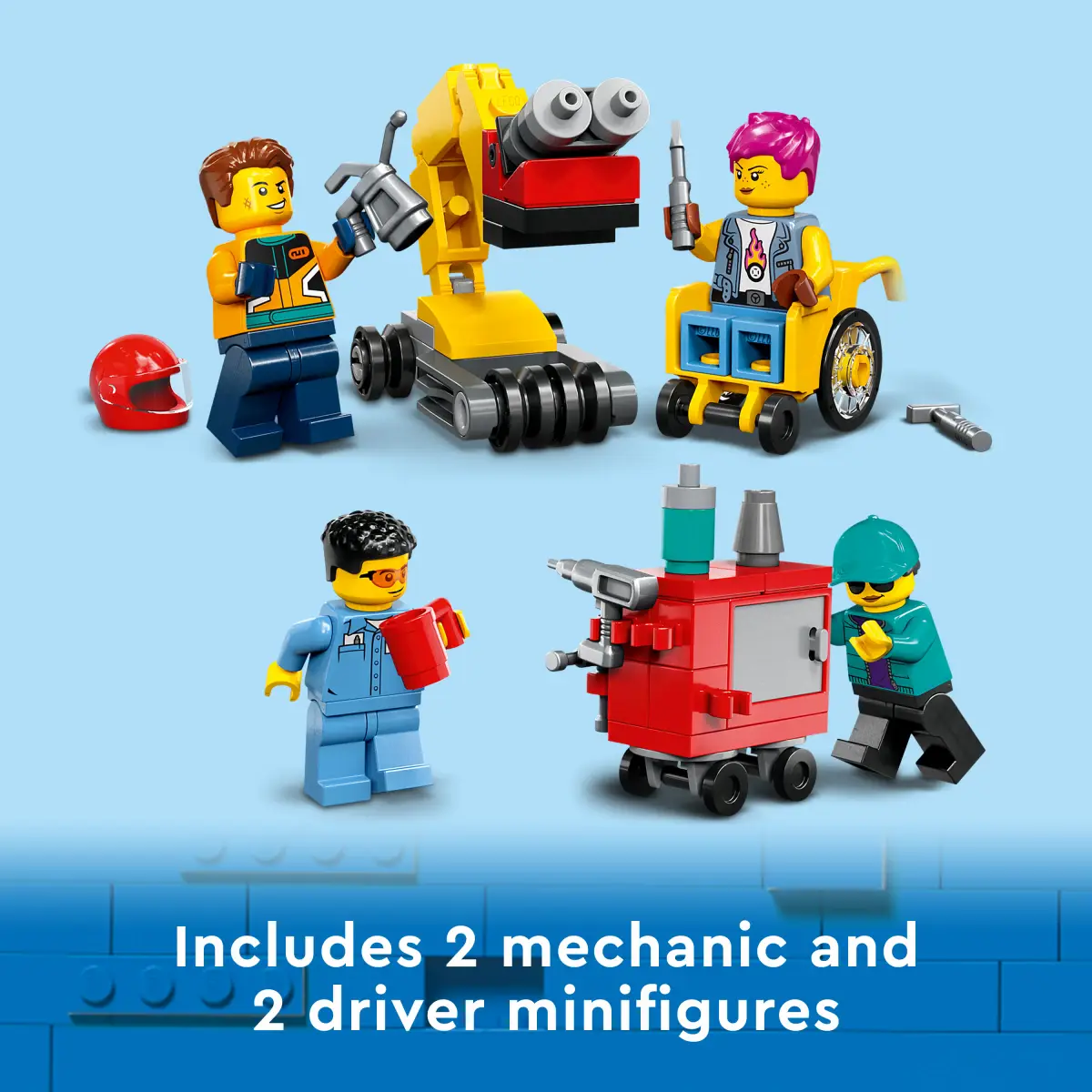 LEGO City Custom Car Garage Building Toy Set, 507 Pieces, Multicolour, 6Y+