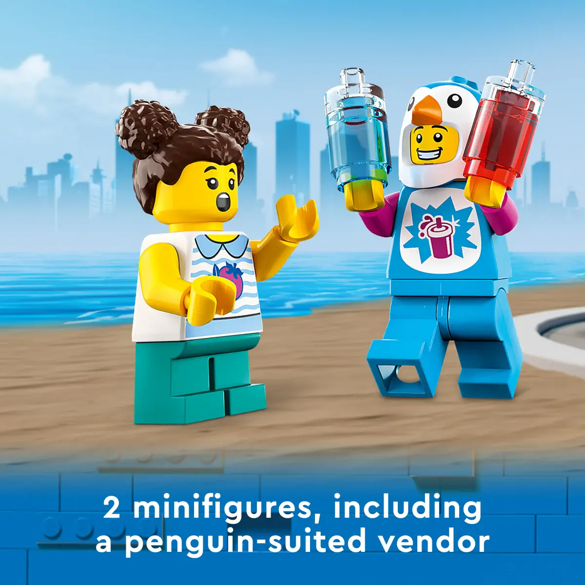 LEGO City Penguin Slushy Van Building Toy Set, 194 Pieces, Multicolour, 5Y+