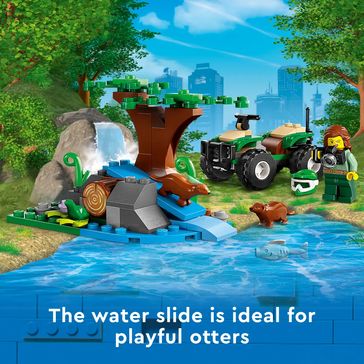 LEGO ATV and Otter Habitat, Multicolour, 5Y+