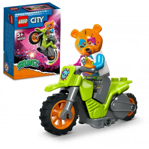 Lego City Bear Stunt Bike 60356 Building Toy Set (10 Pieces), 5Y+