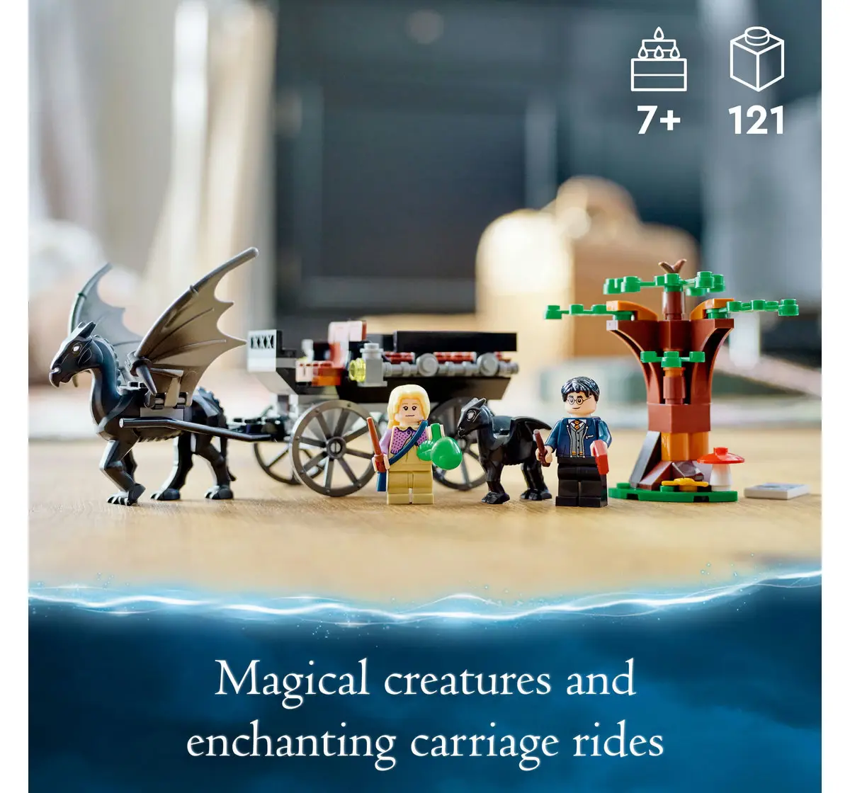 Lego Harry Potter Hogwarts Carriage And Thestrals 76400 Building Kit (121 Pieces)