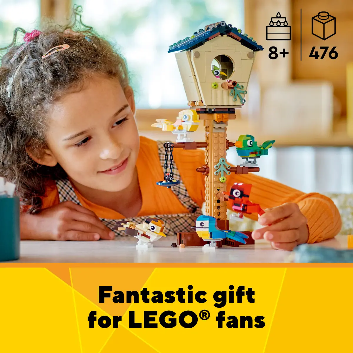 Lego Creator 3In1 Birdhouse 31143 Building Toy Set (476 Pieces)