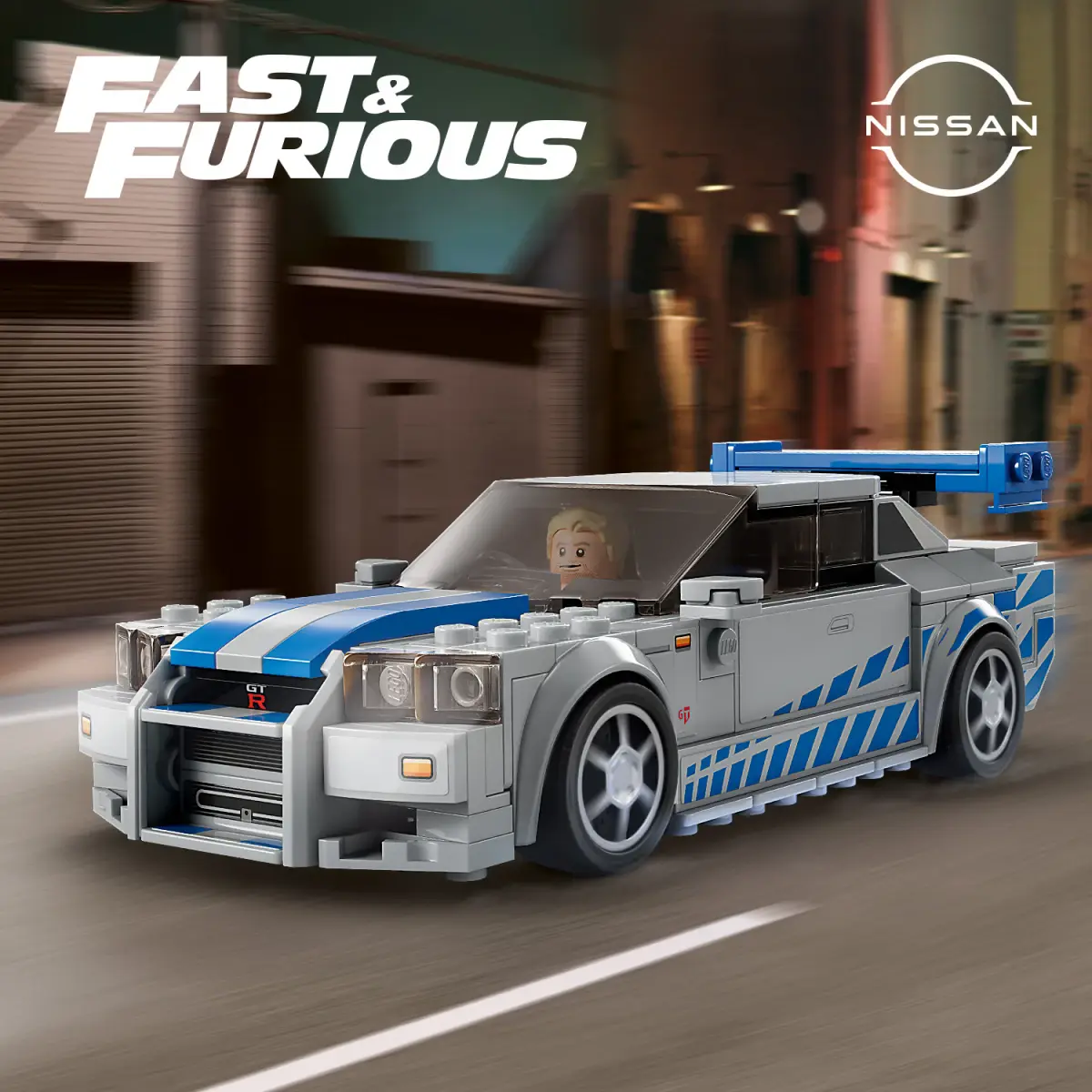 LEGO Speed Champions 2 Fast 2 Furious Nissan Skyline GT-R (R34) 76917 (319 Pieces)