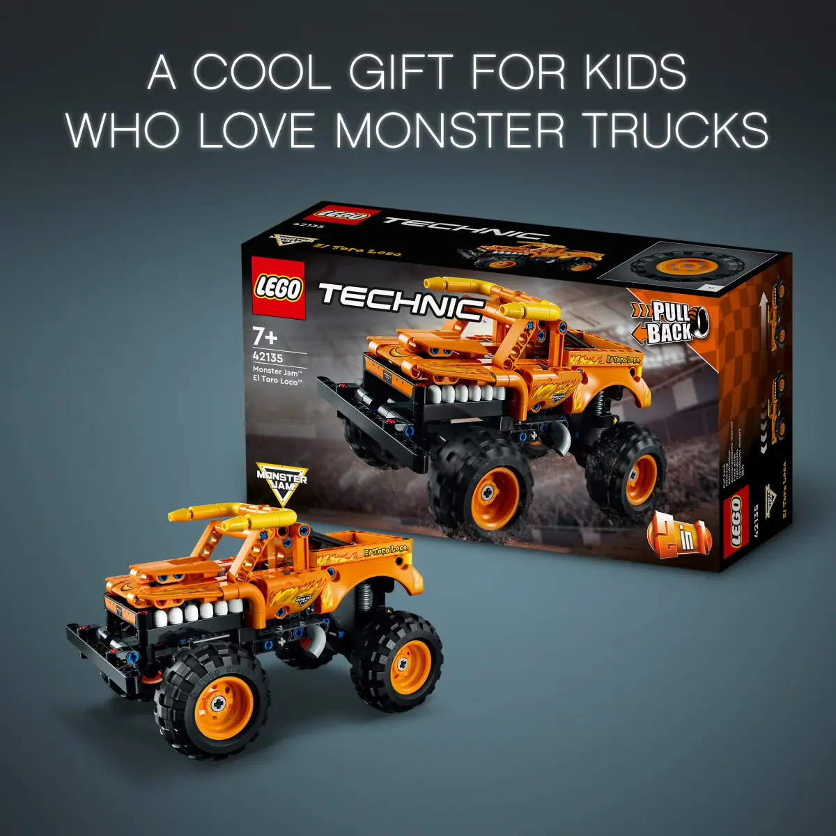 LEGO Technic Monster Jam El Toro Loco Model Building Kit, 247 Pieces, Multicolour, 7Y+