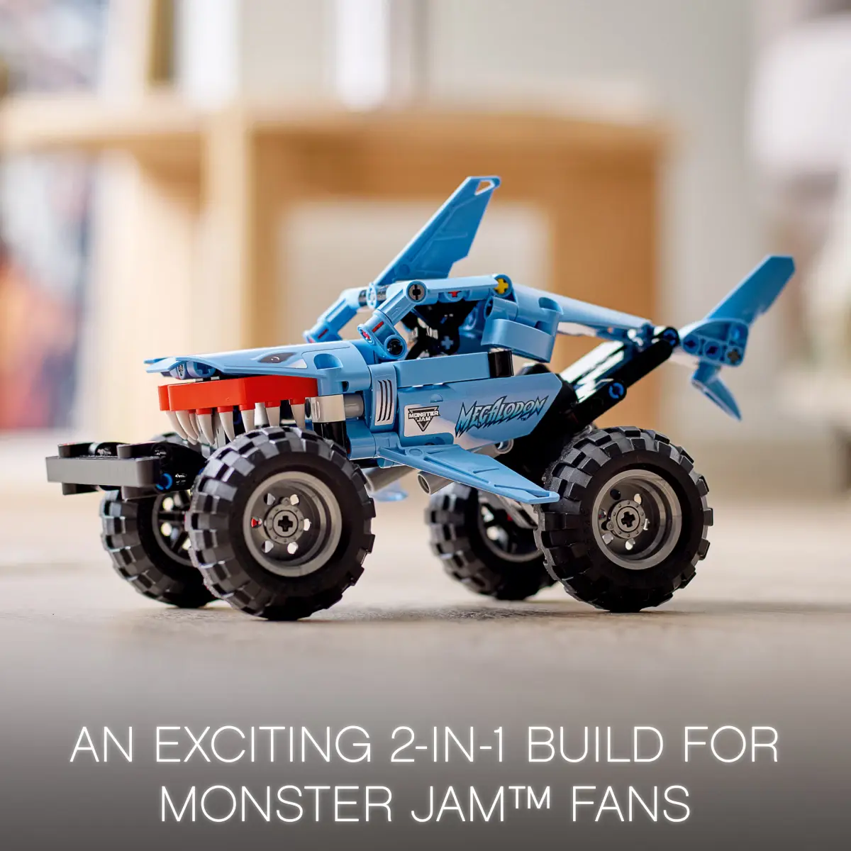 LEGO Technic Monster Jam Megalodon Model Building Kit, 260 Pieces, Multicolour, 7Y+