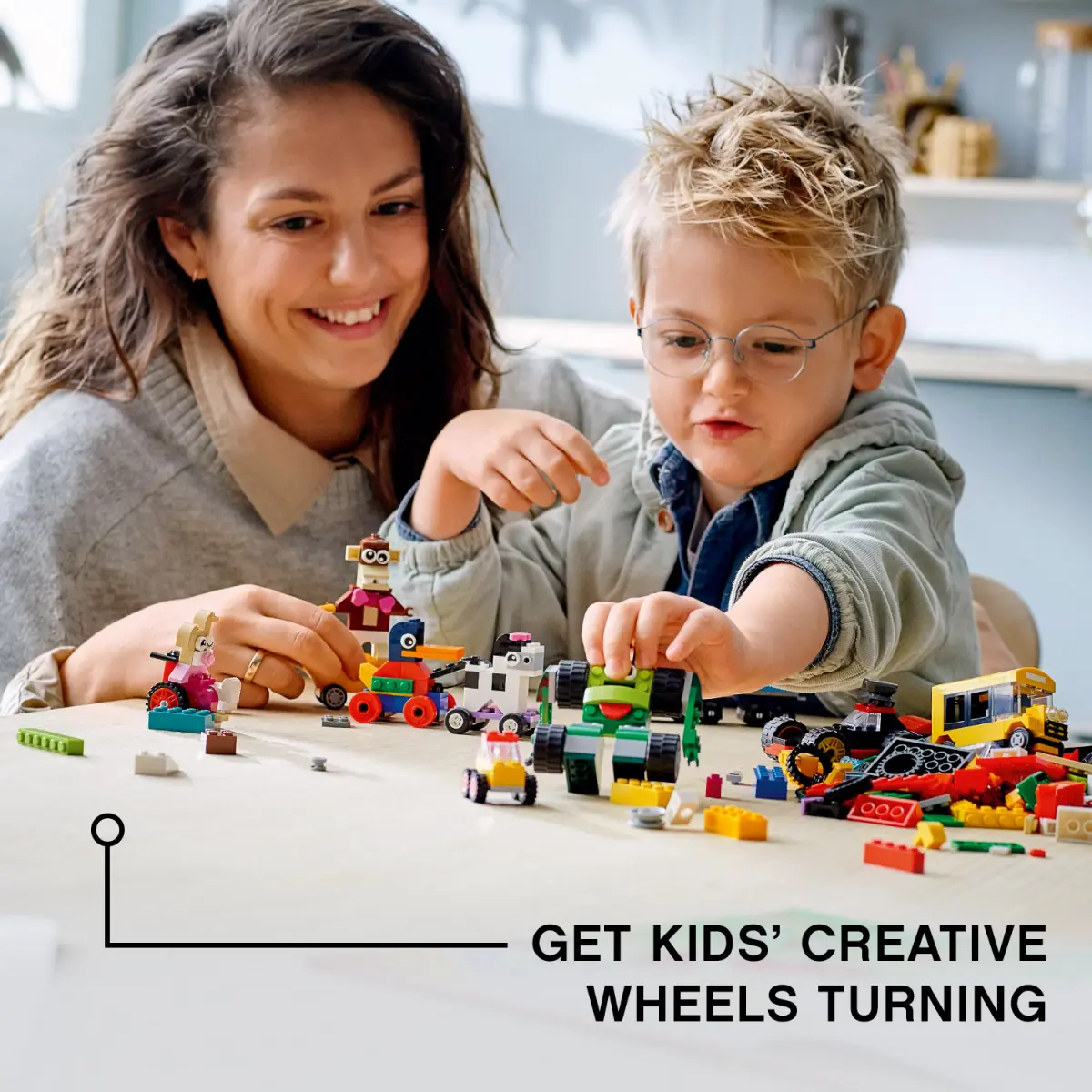 Lego Classic Bricks And Wheels 11014 Kids Building Kit (653 Pieces)