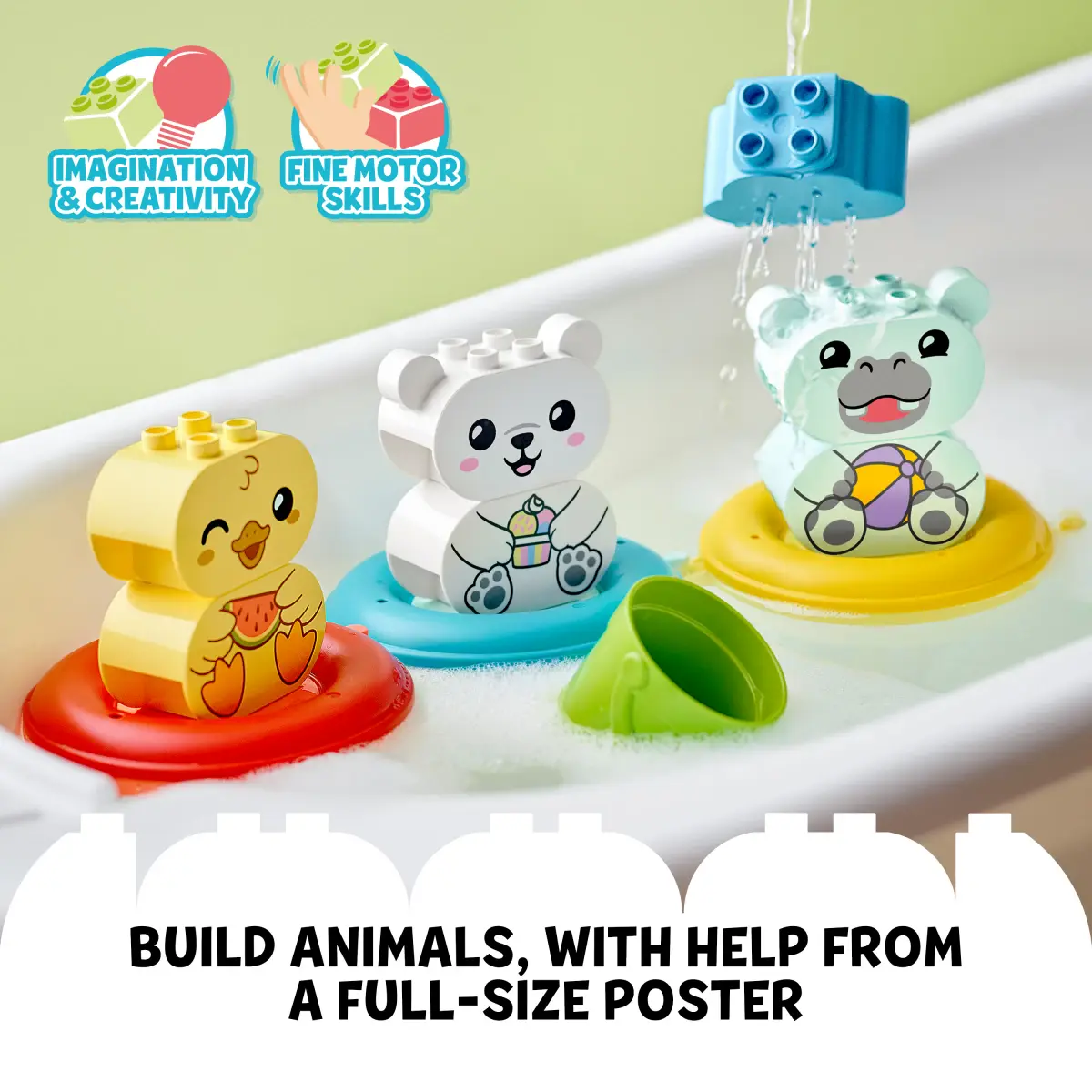 Lego Duplo My First Bath Time Fun: Floating Animal Train 10965 (14 Pieces)