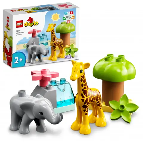 Lego Duplo Wild Animals Of Africa 10971 Building Toy (10 Pieces)