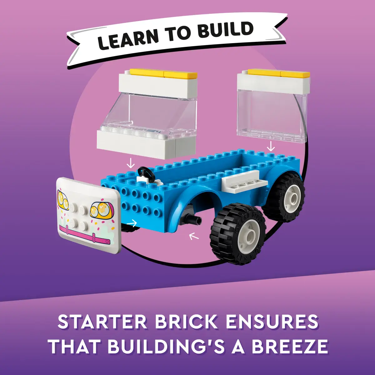Lego Friends Ice-Cream Truck 41715 Building Kit (84 Pieces)
