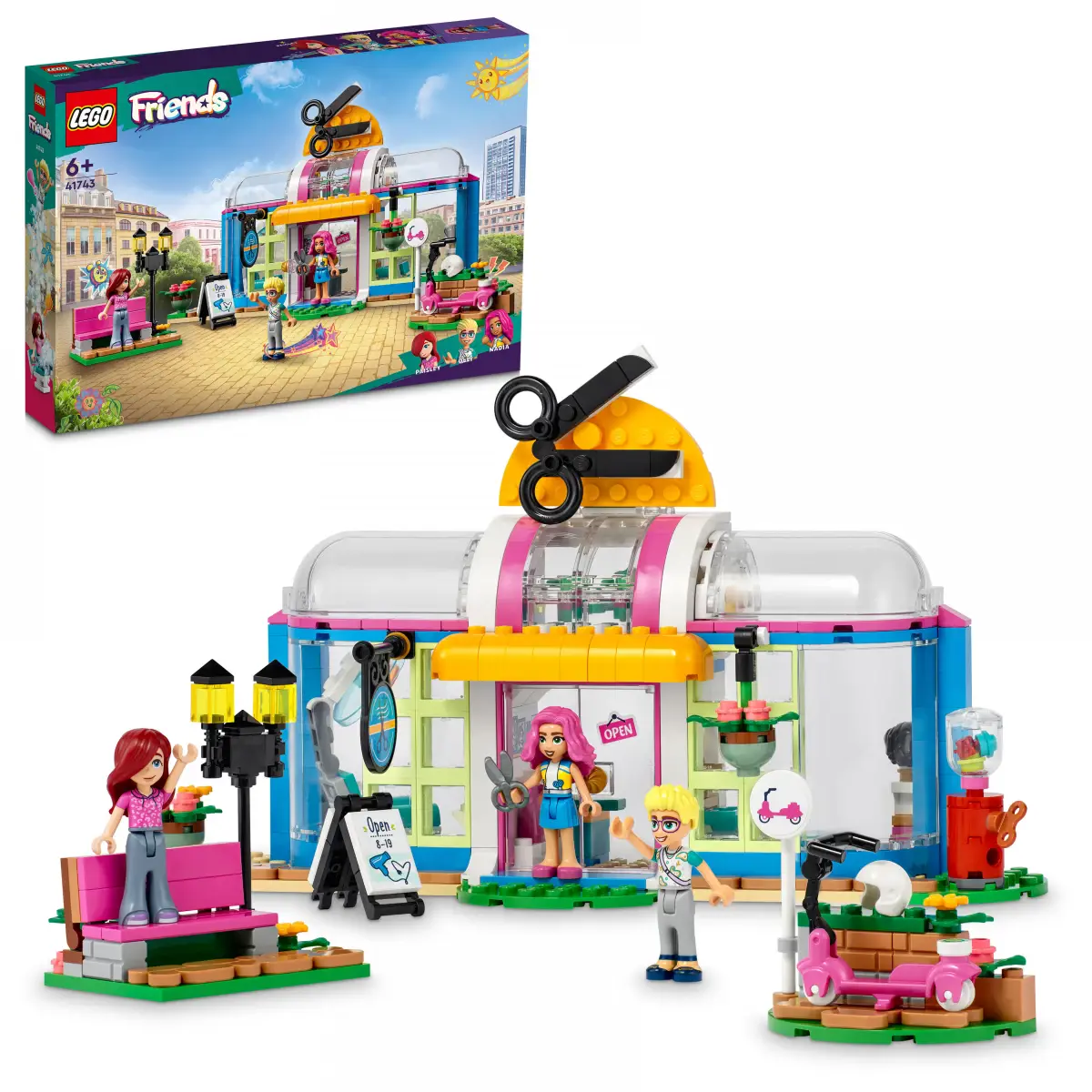 LEGO Friends Hair Salon Building Toy Set, 401 Pieces, Multicolour, 6Y+