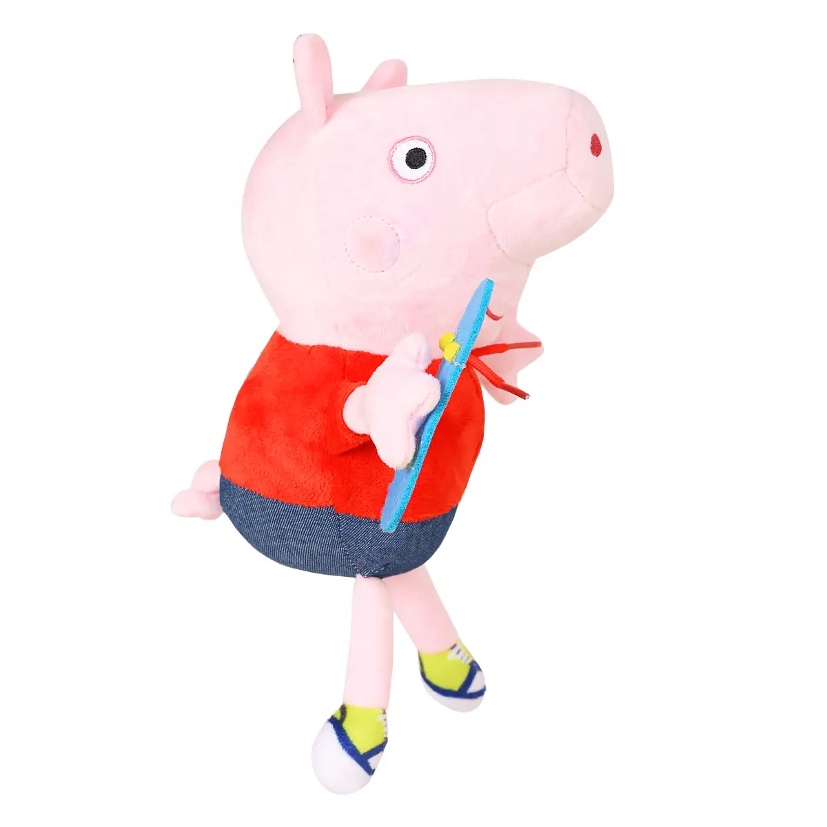 Peppa Pig Fancy George Soft Toy for Kids, 30cm, 18M+, Multicolour