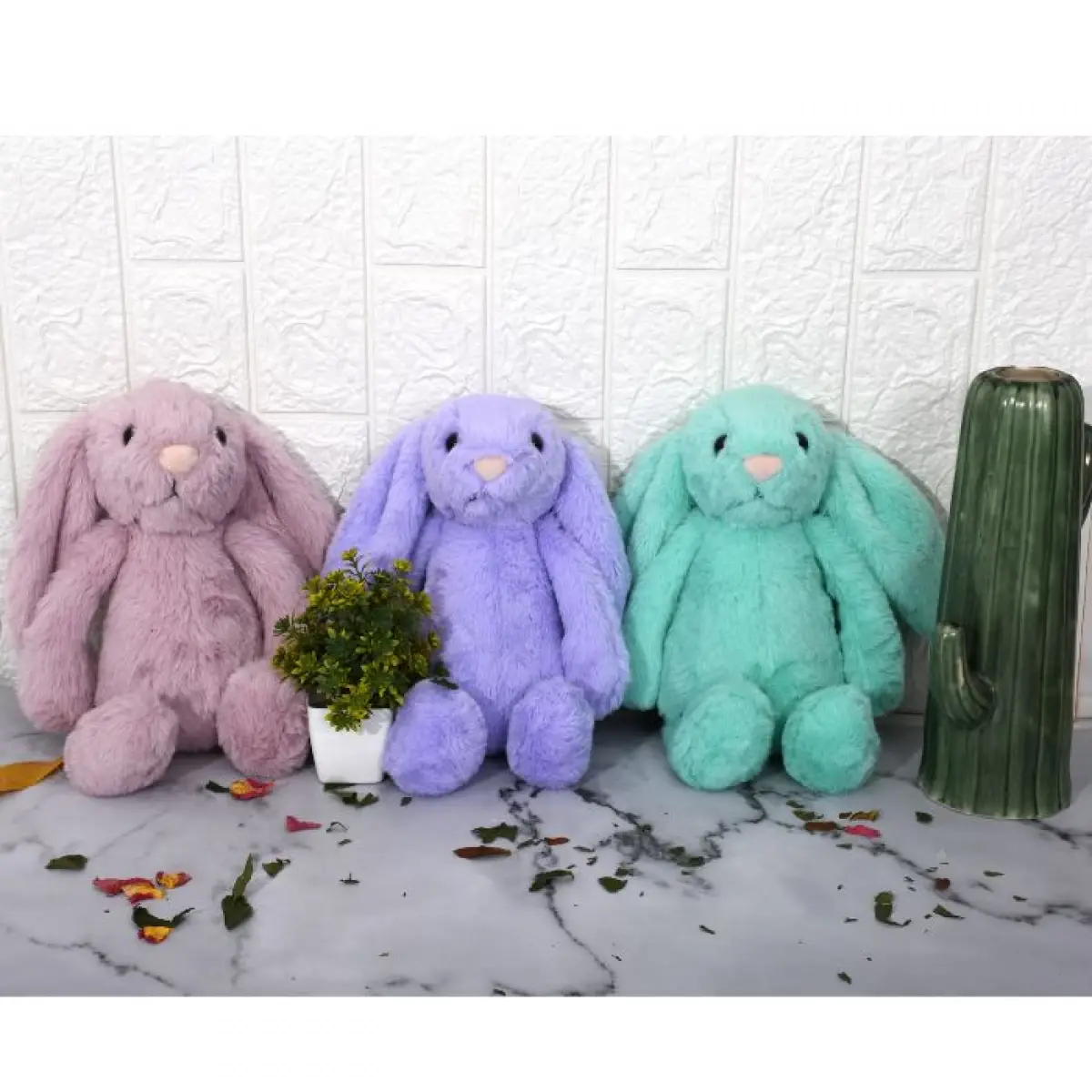 Mirada Purple Cute Plush Stuffed Huggable Bunny Soft Toy 23 cm